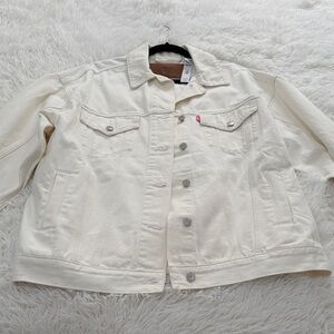 DENIM BY PINK OVERSIZED TRUCKER JACKET